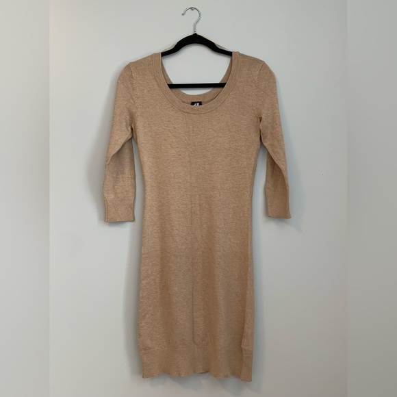 H&M tan sweater dress - Picture 1 of 2